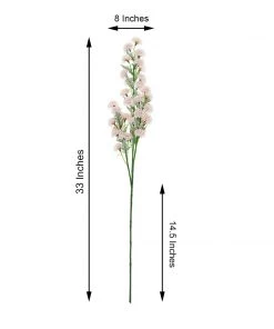 HIER_1140 Faux Carnations | Mums 2 Bushes | 33