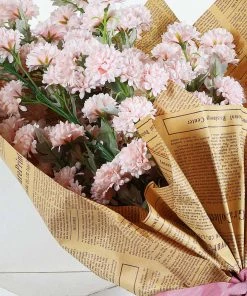 HIER_1140 Faux Carnations | Mums 2 Bushes | 33