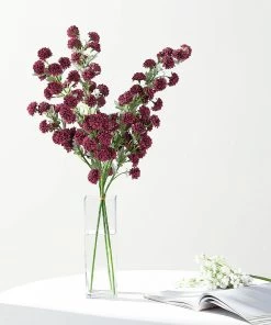 HIER_1140 Faux Carnations | Mums 2 Bushes | 33