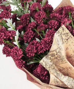 HIER_1140 Faux Carnations | Mums 2 Bushes | 33