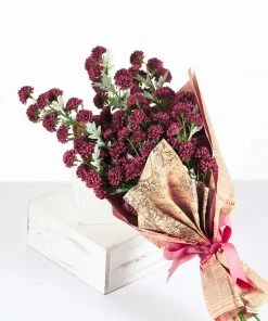 HIER_1140 Faux Carnations | Mums 2 Bushes | 33