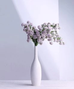 HIER_1140 Artificial Flower & Plants 2 Bushes | 33" Lavender Artificial Chrysanthemum Mum Flower Bouquets