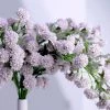 HIER_1140 Artificial Flower & Plants 2 Bushes | 33" Lavender Artificial Chrysanthemum Mum Flower Bouquets