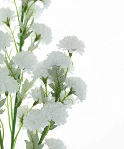 HIER_1140 2 Bushes | 33" White Artificial Silk Chrysanthemum Mum Flower Bouquets 22 HIER_1140 2 Bushes | 33