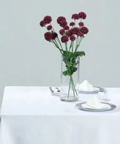 HIER_1140 2 Bushes | 33" Burgundy Artificial Chrysanthemum Mum Flower Bouquets Artificial Flower & Plants 19 HIER_1140 2 Bushes | 33