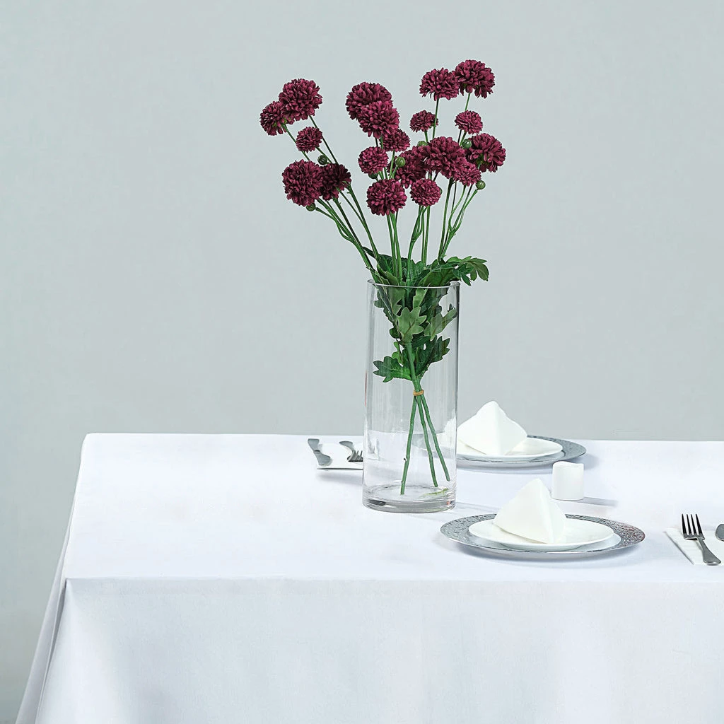 HIER_1140 2 Bushes | 33" Burgundy Artificial Chrysanthemum Mum Flower Bouquets Artificial Flower & Plants 6 HIER_1140 2 Bushes | 33" Burgundy Artificial Chrysanthemum Mum Flower Bouquets Artificial Flower & Plants