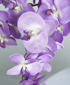 HIER_1150 Faux Tulips & Others 2 Stems | 40" Tall Lavender Artificial Silk Orchid Flower Bouquets 22 HIER_1150 Faux Tulips & Others 2 Stems | 40