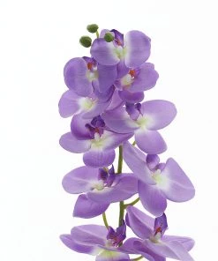 HIER_1150 Faux Tulips & Others 2 Stems | 40" Tall Lavender Artificial Silk Orchid Flower Bouquets 26 HIER_1150 Faux Tulips & Others 2 Stems | 40