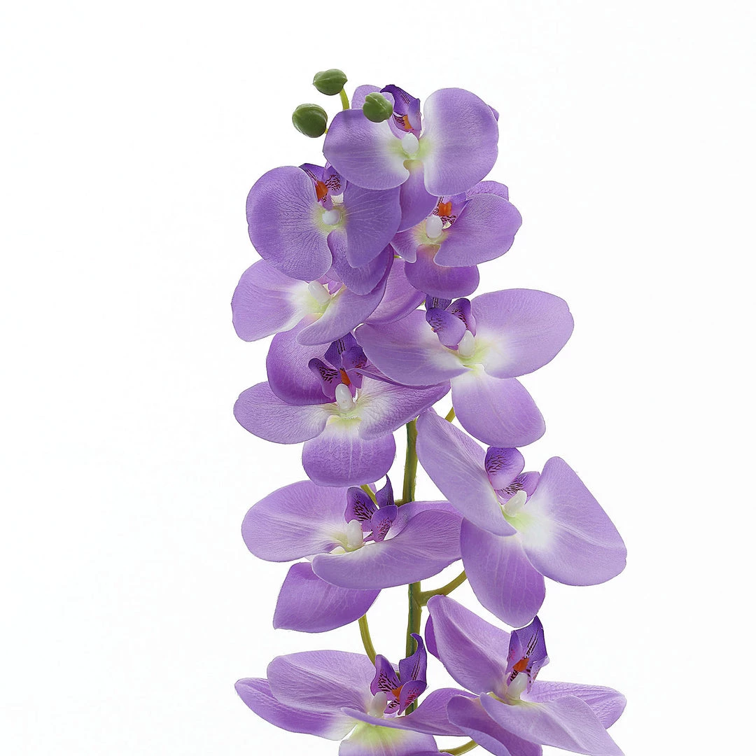 HIER_1150 Faux Tulips & Others 2 Stems | 40" Tall Lavender Artificial Silk Orchid Flower Bouquets 13 HIER_1150 Faux Tulips & Others 2 Stems | 40" Tall Lavender Artificial Silk Orchid Flower Bouquets