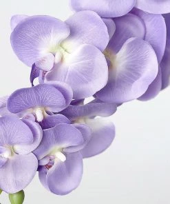 HIER_1150 Faux Tulips & Others 2 Stems | 40" Tall Lavender Artificial Silk Orchid Flower Bouquets 25 HIER_1150 Faux Tulips & Others 2 Stems | 40