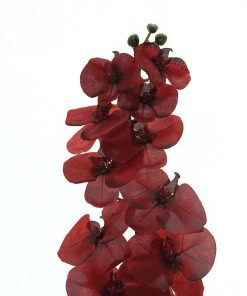 HIER_1150 Faux Tulips & Others 2 Stems | 40" Tall Red Artificial Silk Orchid Flower Bouquets 27 HIER_1150 Faux Tulips & Others 2 Stems | 40