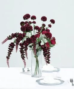 HIER_1150 Faux Tulips & Others 2 Bushes | 34