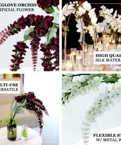 HIER_1150 Faux Tulips & Others 2 Bushes | 34