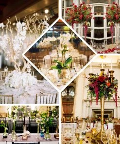 HIER_1150 Faux Tulips & Others 2 Bushes | 34