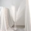 HIER_1400 3 Stems | 44" White Artificial Pampas Grass Plant Sprays, Faux Branches Vase Flower Arrangement Chargers & Centerpieces