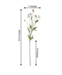 HIER_1400 Artificial Flower & Plants 2 Stems | 33