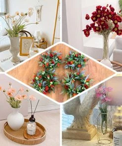 HIER_1400 Faux Tulips & Others 2 Stems | 33