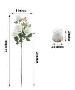 HIER_1400 Artificial Flower & Plants 2 Bouquets | 33