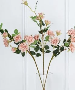 HIER_1400 Artificial Roses 2 Stems | 38