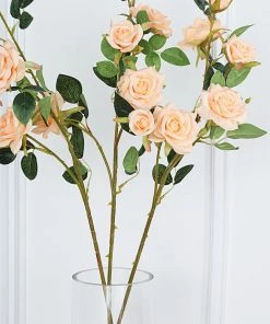 HIER_1400 Artificial Roses 2 Stems | 38