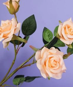 HIER_1400 Artificial Roses 2 Stems | 38