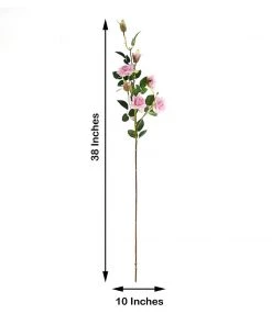 HIER_1400 Artificial Roses 2 Stems | 38