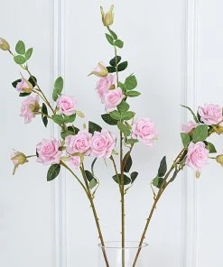 HIER_1400 Artificial Roses 2 Stems | 38