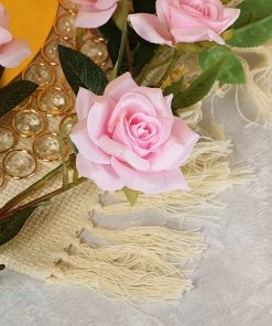 HIER_1400 Artificial Roses 2 Stems | 38