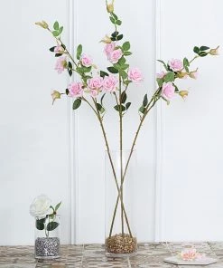 HIER_1400 Artificial Roses 2 Stems | 38