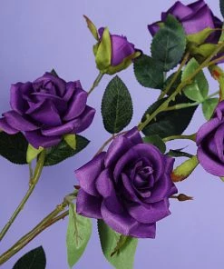 HIER_1400 Artificial Roses 2 Stems | 38