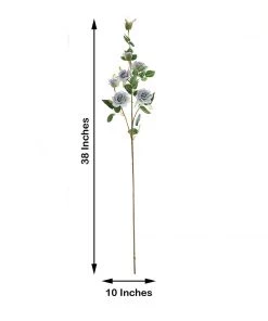 HIER_1400 Artificial Roses 2 Stems | 38