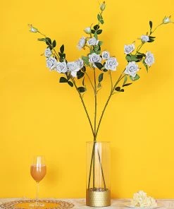 HIER_1400 Artificial Roses 2 Stems | 38