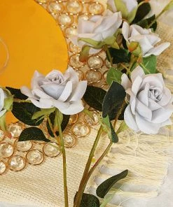 HIER_1400 Artificial Roses 2 Stems | 38