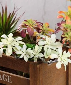 HIER_1600 3 Pack | 18" Assorted Artificial Aeonium Spray Succulent Air Plants Artificial Succulents & Terrariums Wholesale
