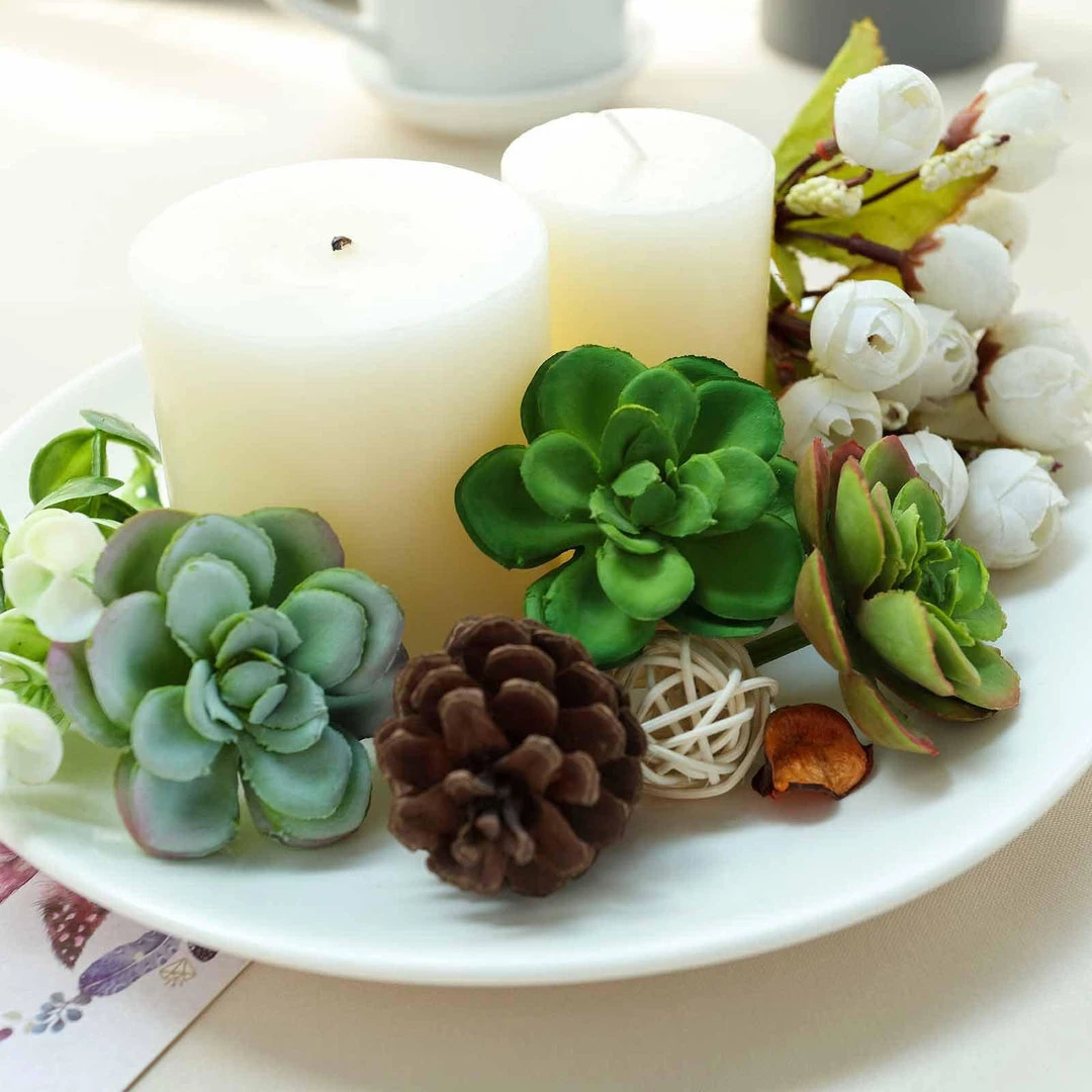 HIER_1600 Artificial Succulents & Terrariums Wholesale 3 Pack | 3" Artificial PVC Echeveria Orion Decorative Succulent Plants 8 HIER_1600 Artificial Succulents & Terrariums Wholesale 3 Pack | 3" Artificial PVC Echeveria Orion Decorative Succulent Plants