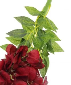 HIER_1210 42" Wine Artificial Silk Hanging Wisteria Flower Garland Vines 25 HIER_1210 42