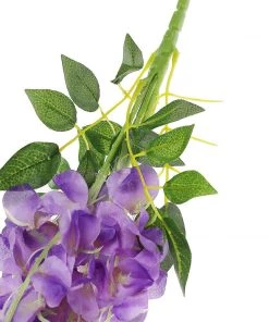 HIER_1210 Garlands | Vines 42" Lavender Artificial Silk Hanging Wisteria Flower Garland Vines 25 HIER_1210 Garlands | Vines 42