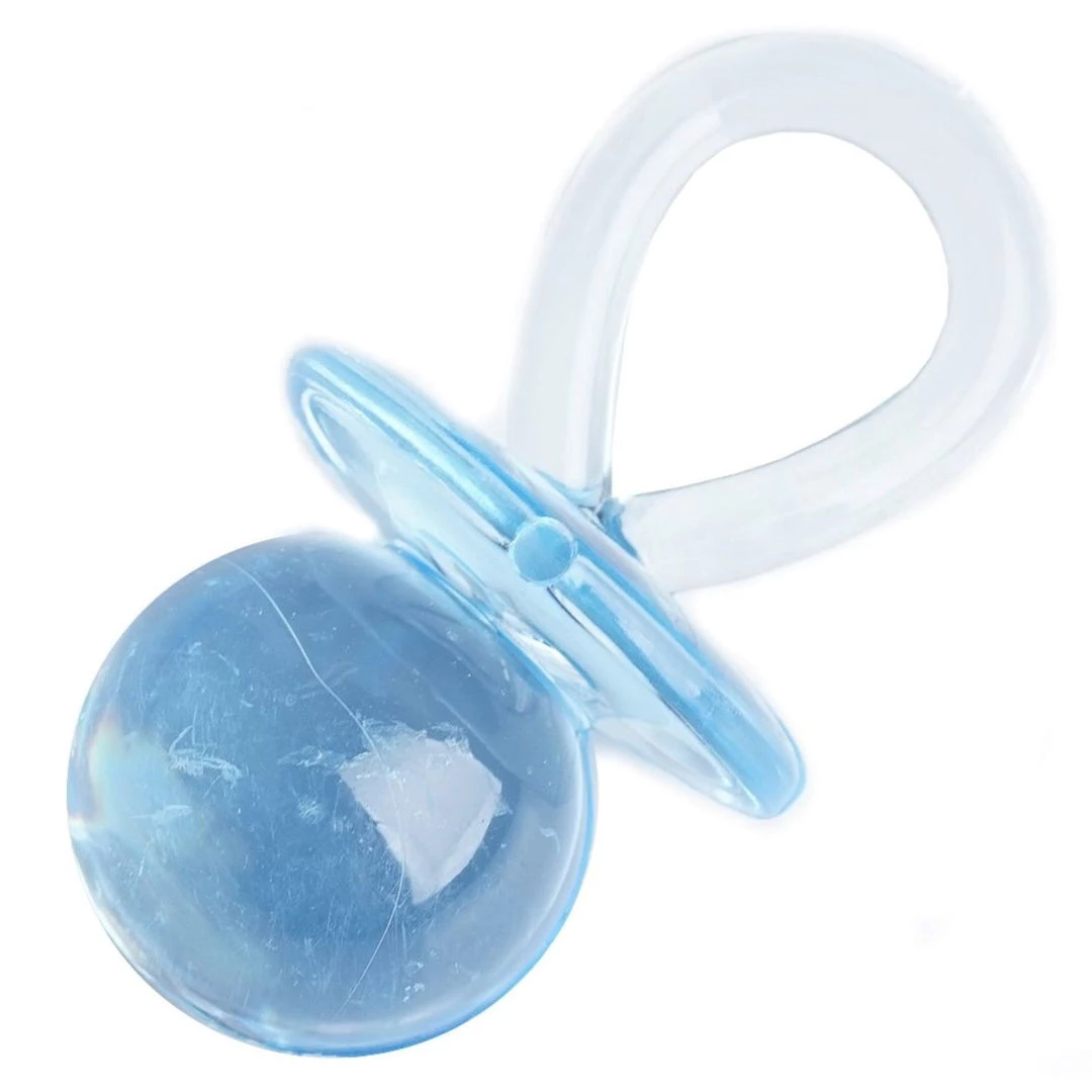 HIER_5320 12 Pack | Large Blue Decorative Baby Pacifiers, Baby Shower Favors 10 HIER_5320 12 Pack | Large Blue Decorative Baby Pacifiers, Baby Shower Favors