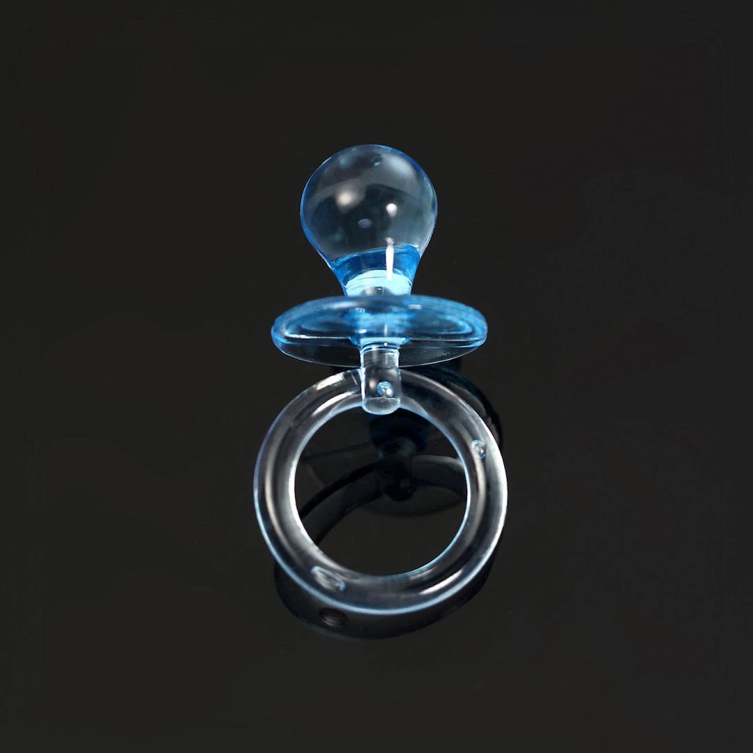 HIER_5320 12 Pack | Small Blue Decorative Baby Pacifiers, Baby Shower Favors Theme Décor 11 HIER_5320 12 Pack | Small Blue Decorative Baby Pacifiers, Baby Shower Favors Theme Décor