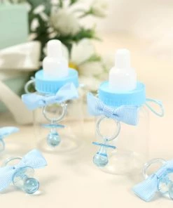 HIER_5320 12 Pack | Small Blue Decorative Baby Pacifiers, Baby Shower Favors Theme Décor 21 HIER_5320 12 Pack | Small Blue Decorative Baby Pacifiers, Baby Shower Favors Theme Décor
