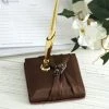 HIER_3900 Satin Chocolate Brown & Gold Handcrafted Event Guest Pen Holder Set - Clearance SALE