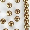 HIER_5170 1000 Pack | 10mm Metallic Gold Faux Craft Pearl Beads & Vase Filler