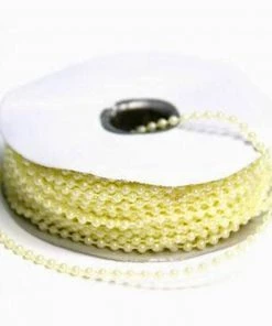 HIER_5170 24 Yards | 3mm Glossy Ivory Faux Craft Pearl String Beads Garland Chargers & Centerpieces 18 HIER_5170 24 Yards | 3mm Glossy Ivory Faux Craft Pearl String Beads Garland Chargers & Centerpieces