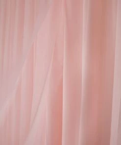 HIER_3110 Big Event Backdrops & Décor 20ftx10ft Blush/Rose Gold Rod Ready Dual Layered Poly/Chiffon Backdrop