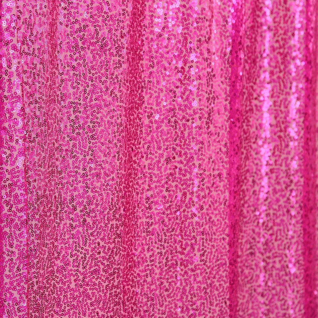 HIER_3110 8ftx8ft Fuchsia Sequin Photography Booth Backdrop Semi-Sheer Curtain Big Event Backdrops & Décor 8 HIER_3110 8ftx8ft Fuchsia Sequin Photography Booth Backdrop Semi-Sheer Curtain Big Event Backdrops & Décor