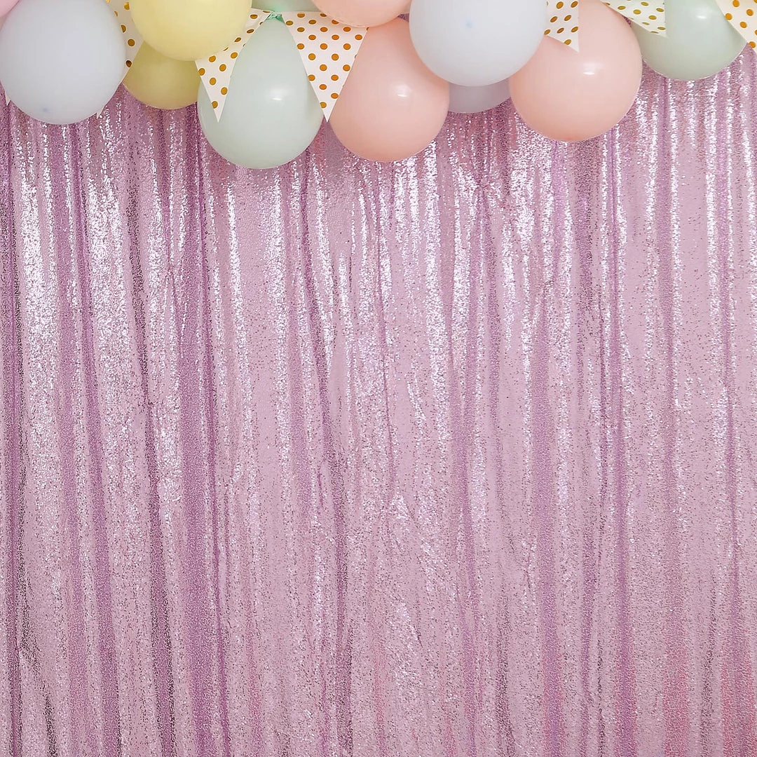 HIER_3110 8ftx8ft Lavender Sequin Photography Booth Backdrop Semi-Sheer Curtain 6 HIER_3110 8ftx8ft Lavender Sequin Photography Booth Backdrop Semi-Sheer Curtain