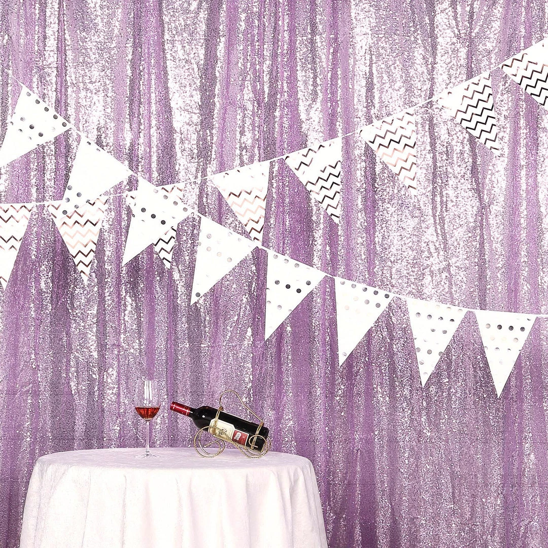 HIER_3110 8ftx8ft Lavender Sequin Photography Booth Backdrop Semi-Sheer Curtain 7 HIER_3110 8ftx8ft Lavender Sequin Photography Booth Backdrop Semi-Sheer Curtain