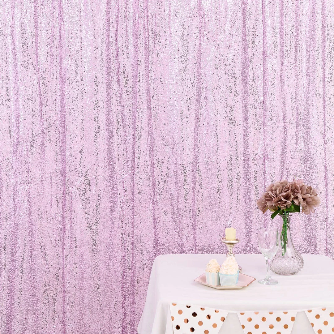 HIER_3110 8ftx8ft Lavender Sequin Photography Booth Backdrop Semi-Sheer Curtain 9 HIER_3110 8ftx8ft Lavender Sequin Photography Booth Backdrop Semi-Sheer Curtain