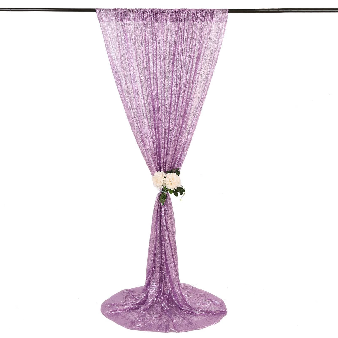 HIER_3110 8ftx8ft Lavender Sequin Photography Booth Backdrop Semi-Sheer Curtain 13 HIER_3110 8ftx8ft Lavender Sequin Photography Booth Backdrop Semi-Sheer Curtain