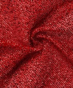 HIER_3110 20ftx10ft Red Glittering Metallic Photography Booth Backdrop Curtain